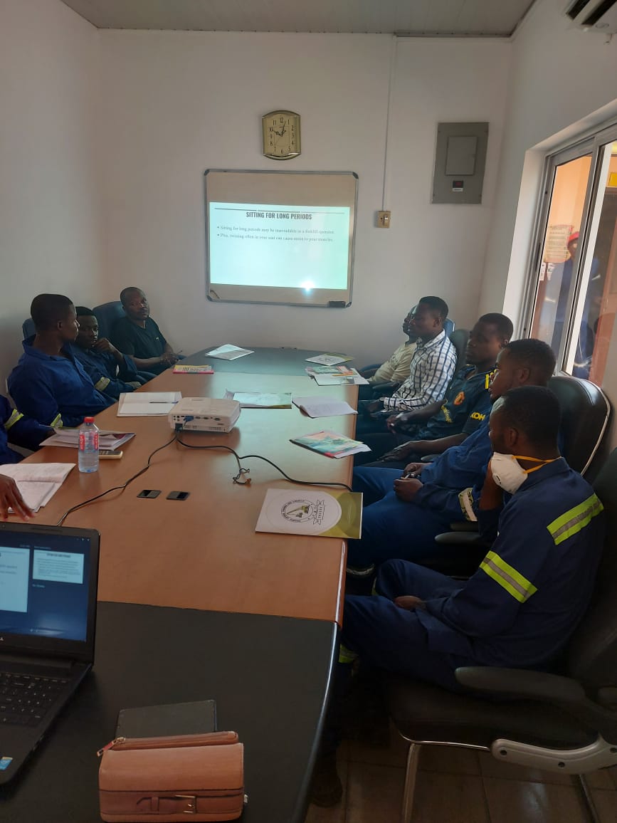 Forklift Operators from Gold Recovery receiving education on Occupational health and safety (13)