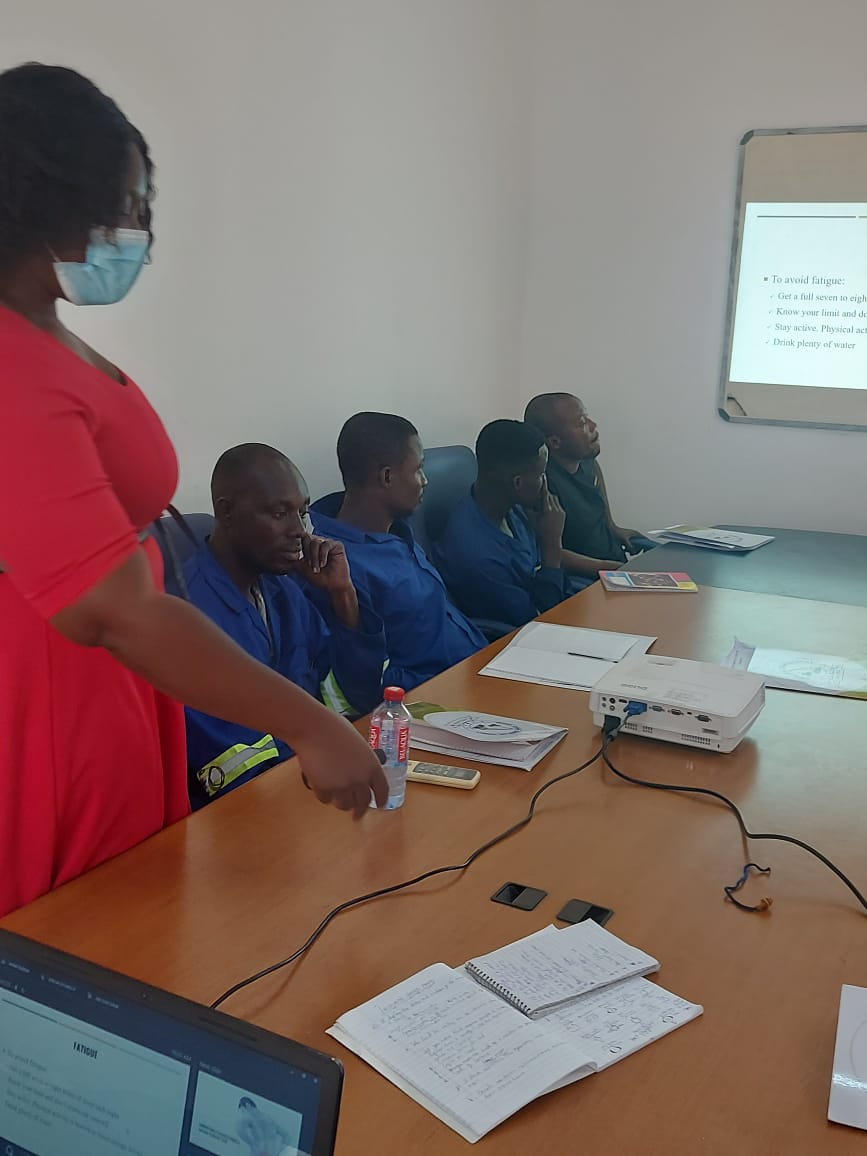 Forklift Operators from Gold Recovery receiving education on Occupational health and safety (3)